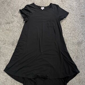 LuLaRoe Black T-Shirt Dress